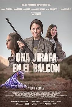 Una jirafa en el balcón